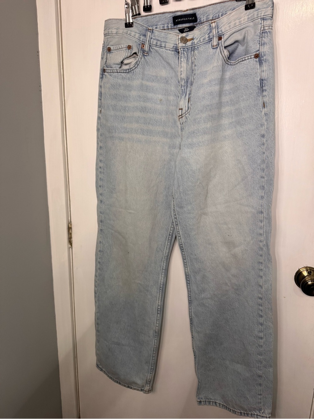 Aeropostale Light Blue Straight Leg Jeans